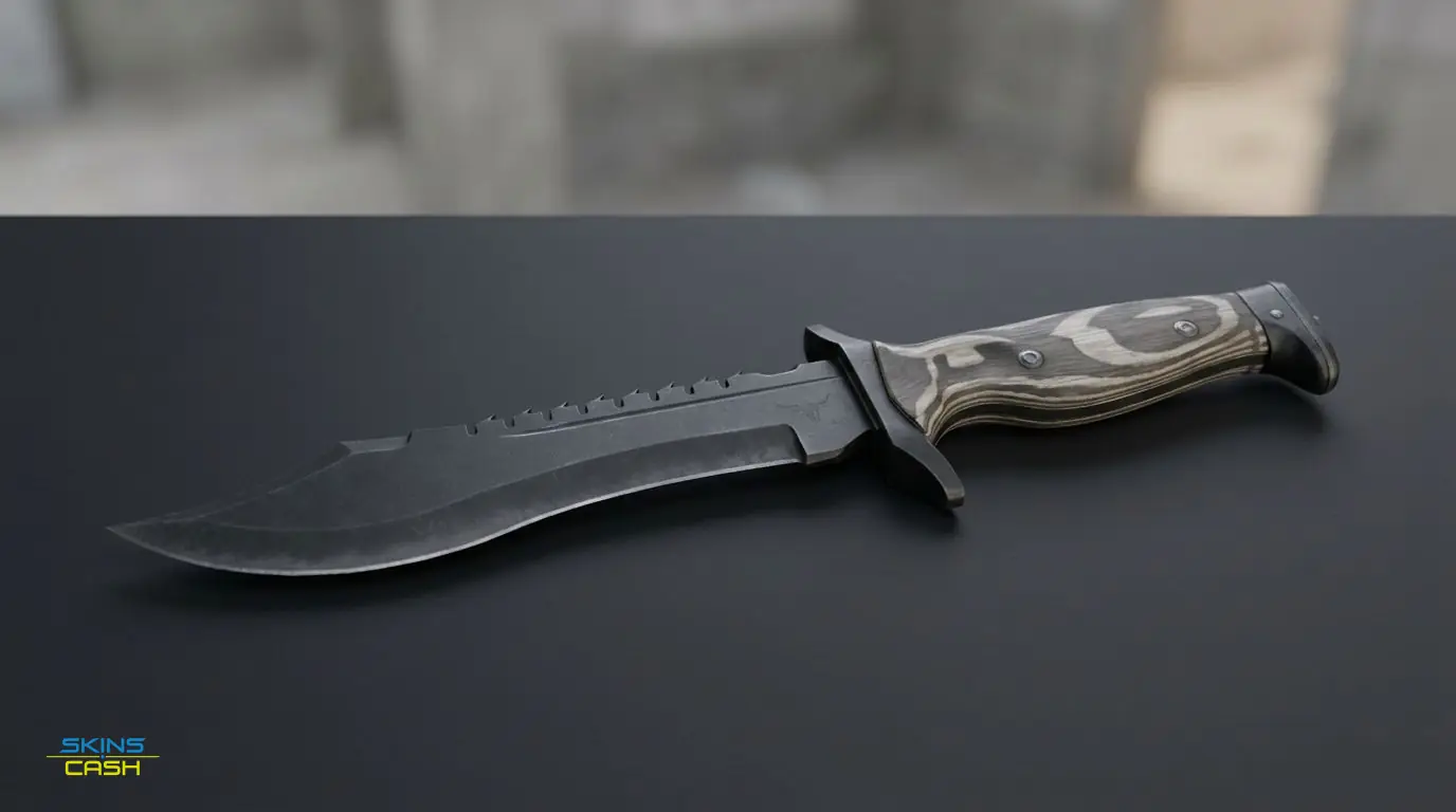 ★ Bowie Knife | Black Laminate — Product view