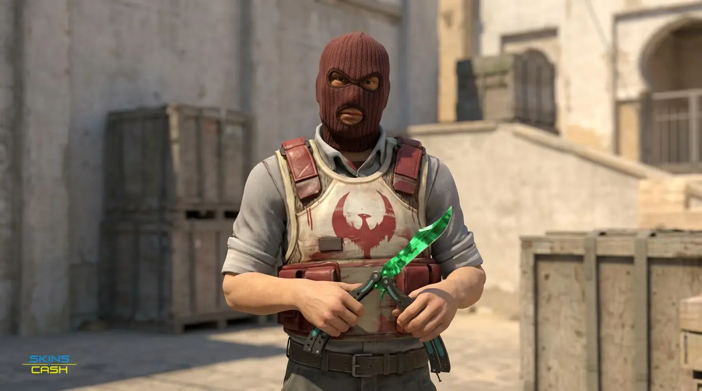 ★ Butterfly Knife | Gamma Doppler Emerald — In the field