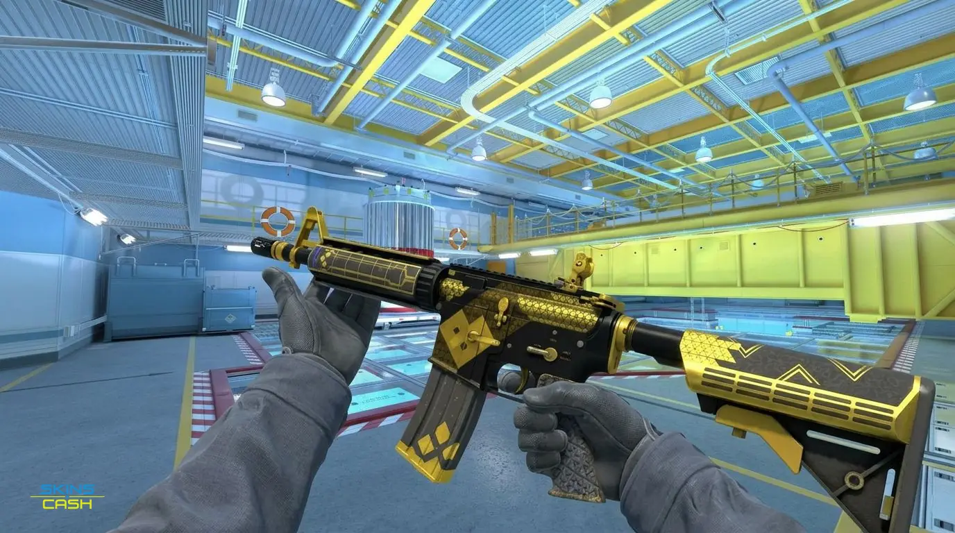 M4A4 | The Coalition — In-game inspect