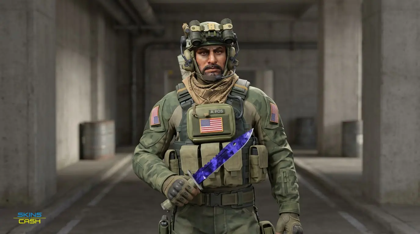 ★ Bayonet | Doppler Sapphire — In the field