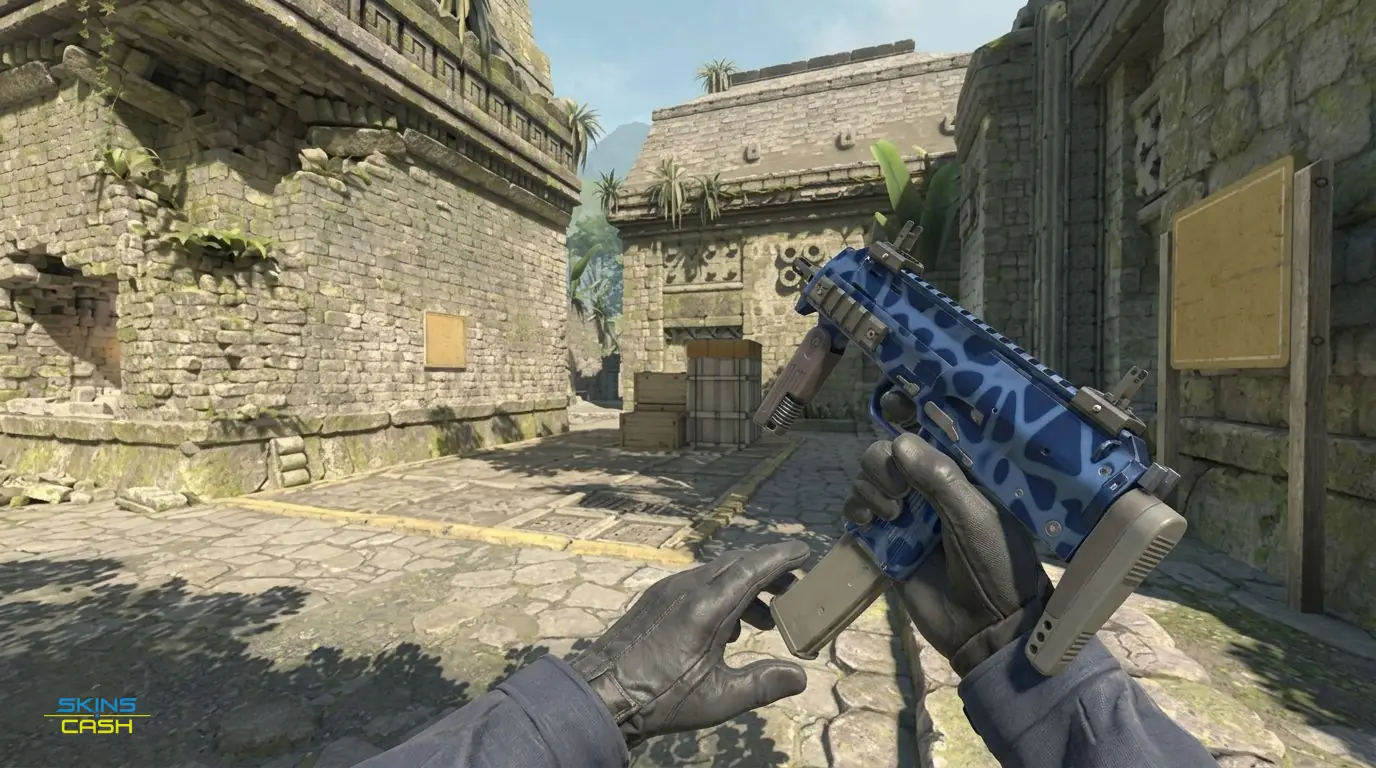 MP7 | Ocean Foam — In-game inspect