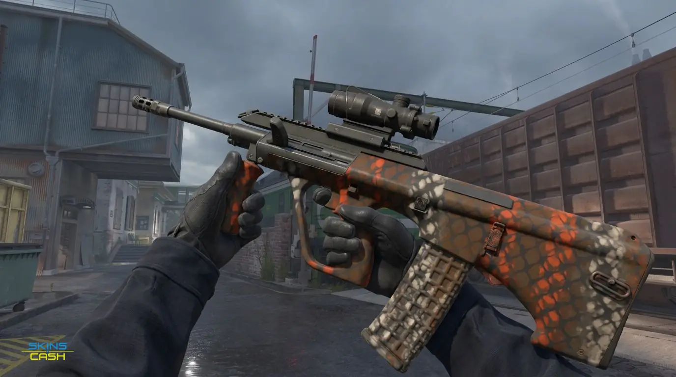AUG | Sweeper — In-game inspect
