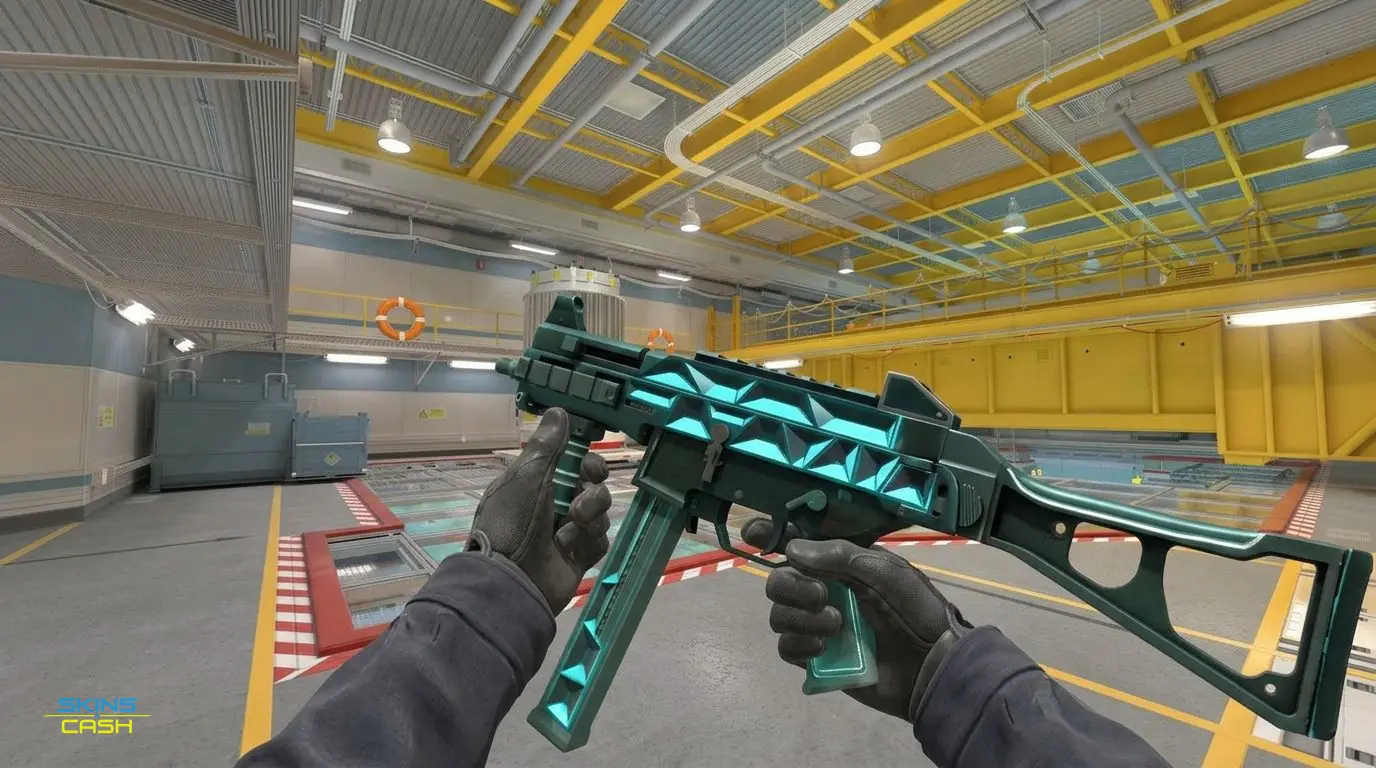 UMP-45 | Scaffold — In-game inspect