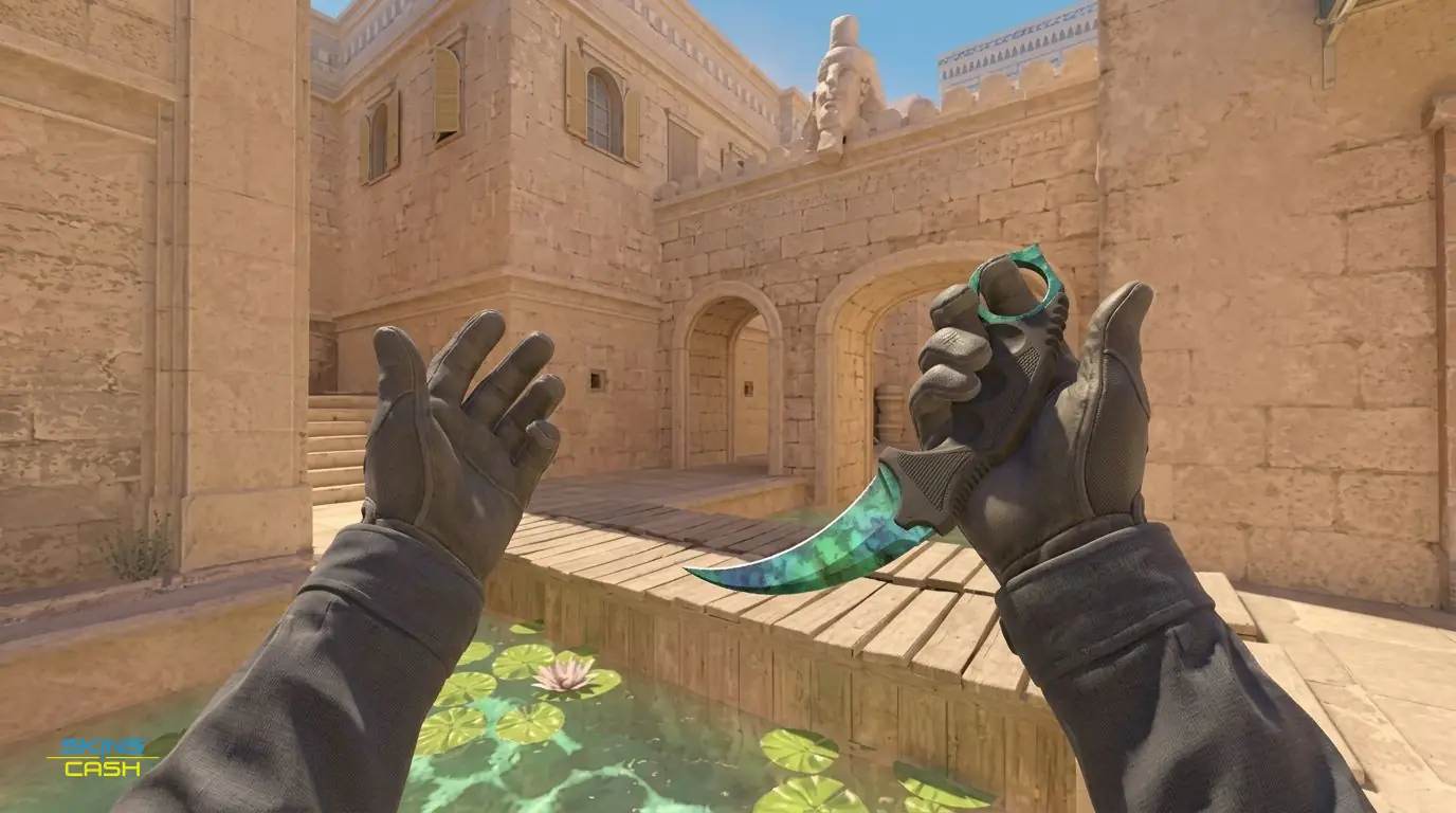 ★ Karambit | Gamma Doppler Phase 4 — In-game inspect