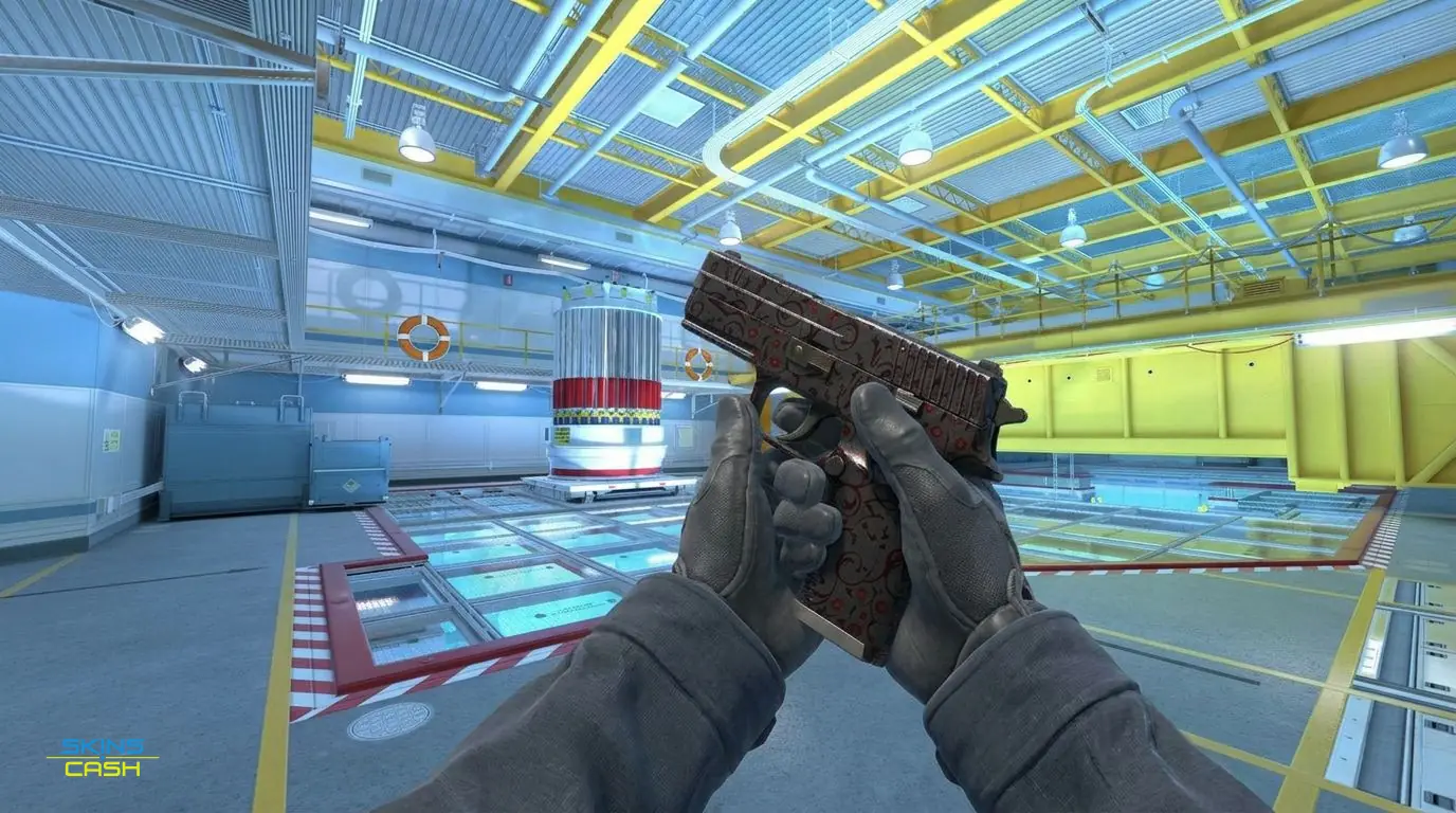 P250 | Dark Filigree — In-game inspect