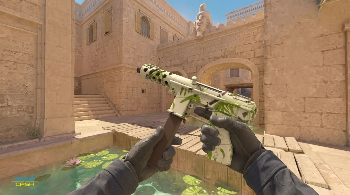 Tec-9 | Bamboo Forest — In-game inspect
