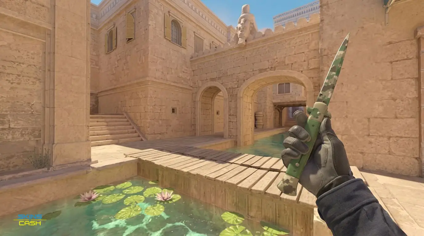 ★ Stiletto Knife | Forest DDPAT — In-game inspect