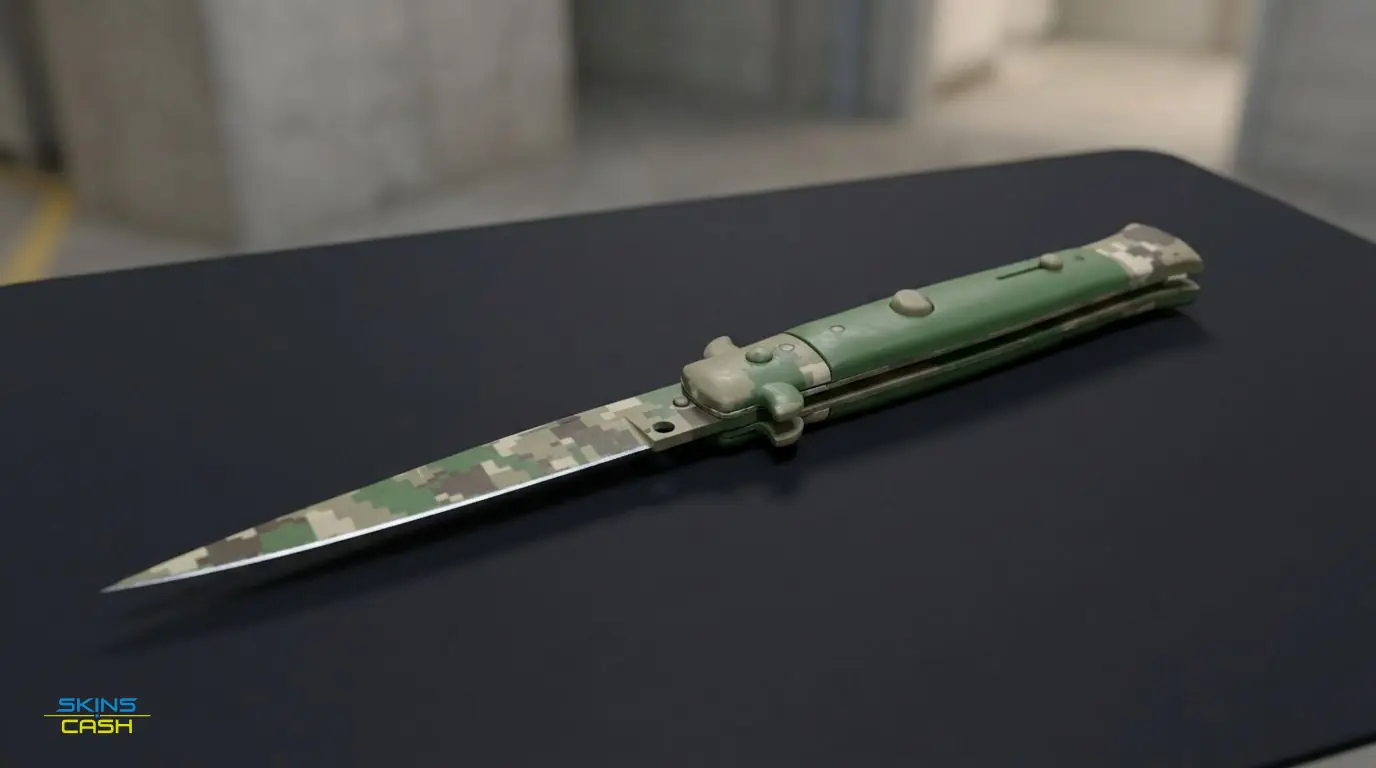 ★ Stiletto Knife | Forest DDPAT — Product view