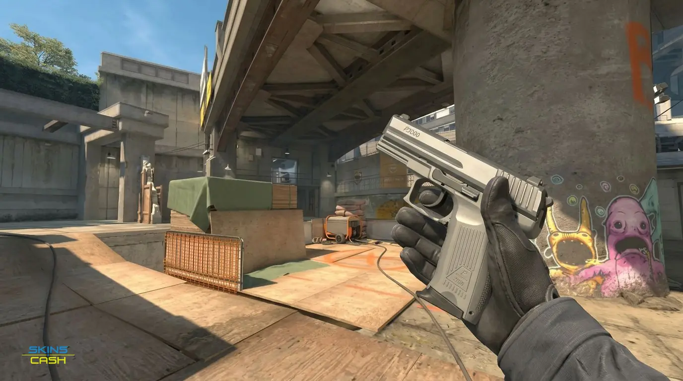 P2000 | Silver — In-game inspect