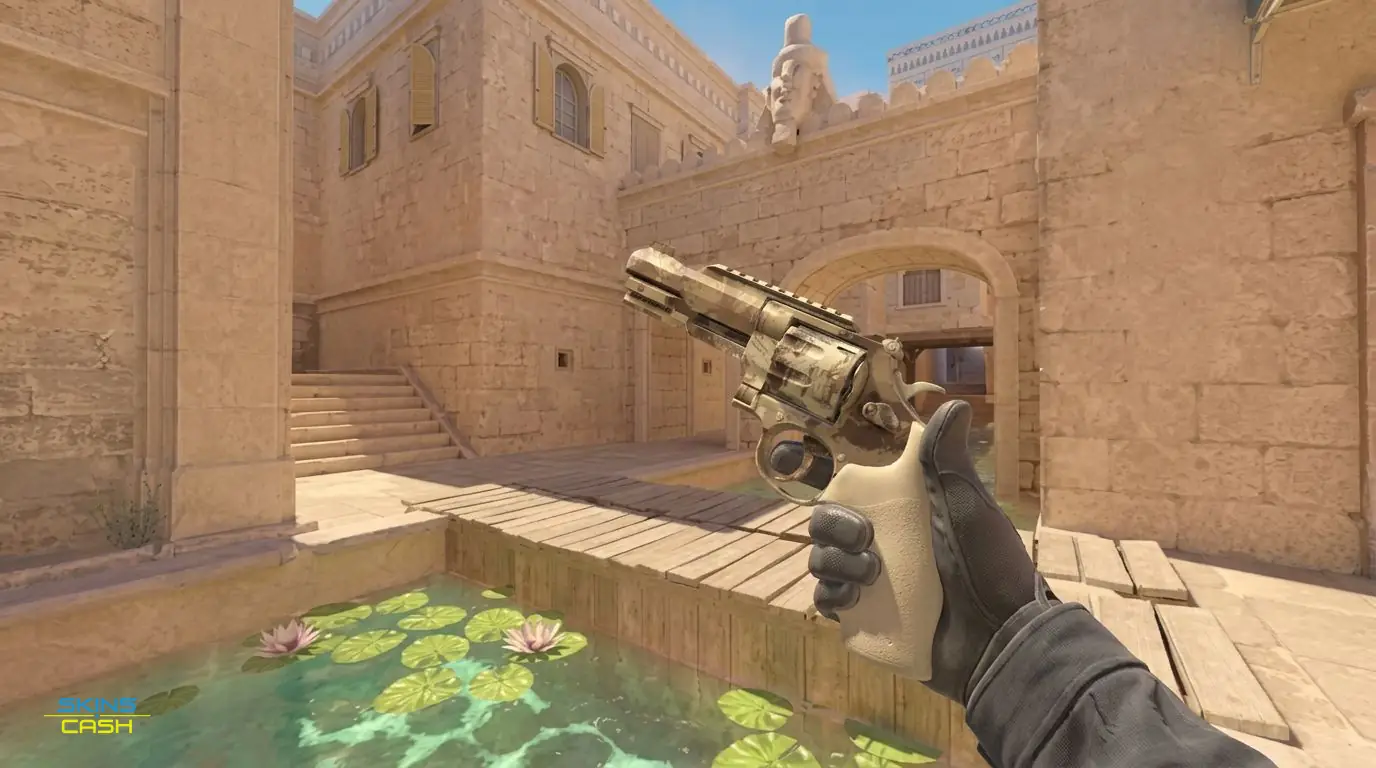 R8 Revolver | Desert Brush — In-game inspect