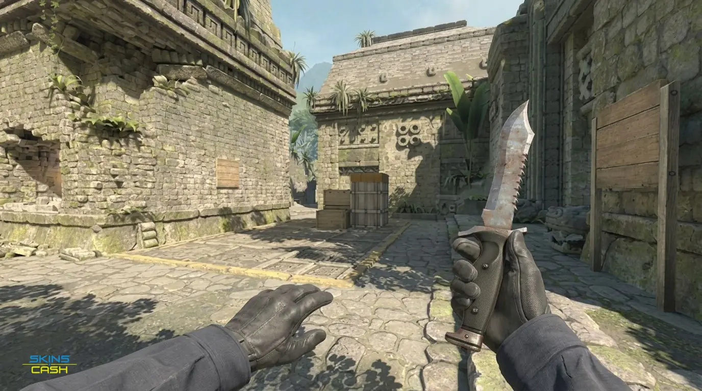 ★ Bowie Knife | Rust Coat — In-game inspect