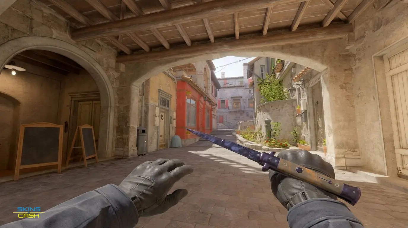 ★ Stiletto Knife | Doppler Black Pearl — In-game inspect