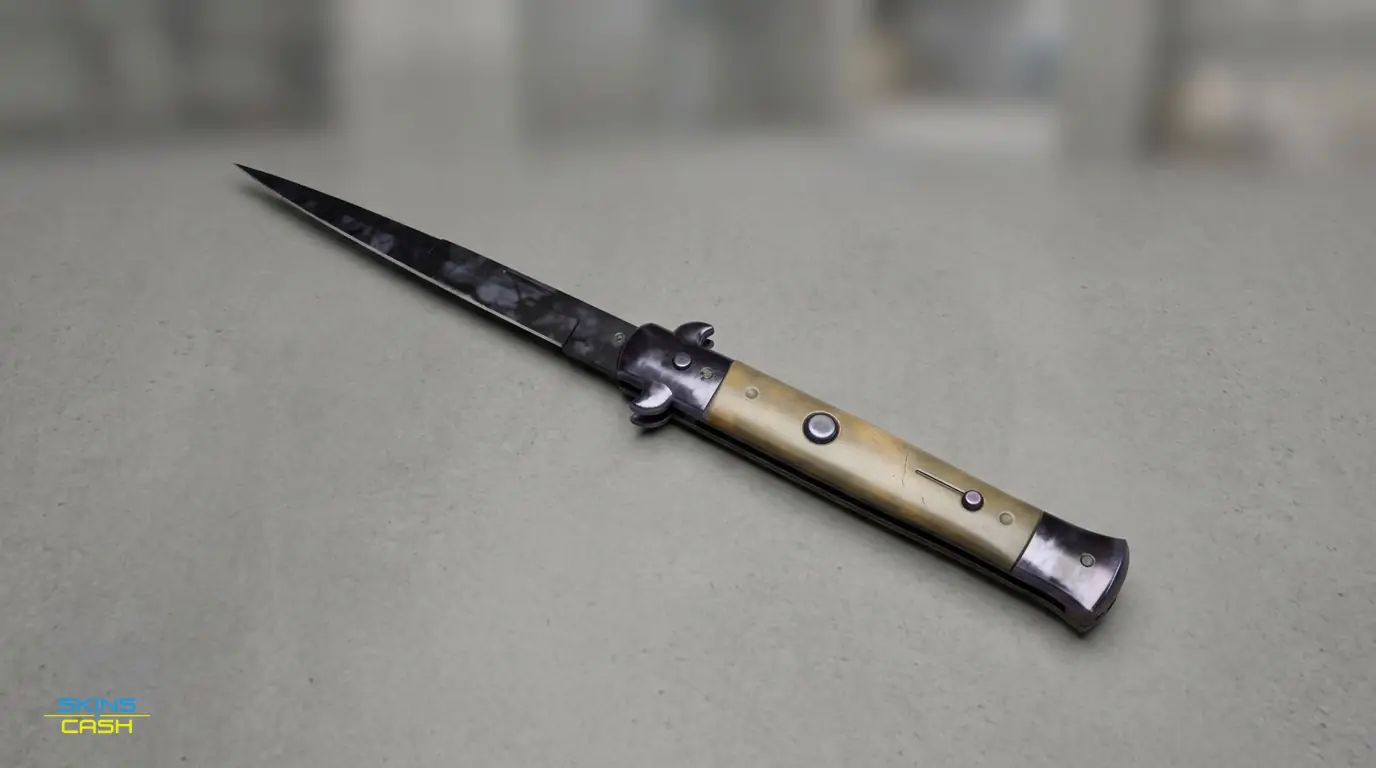 ★ Stiletto Knife | Doppler Black Pearl — Product view