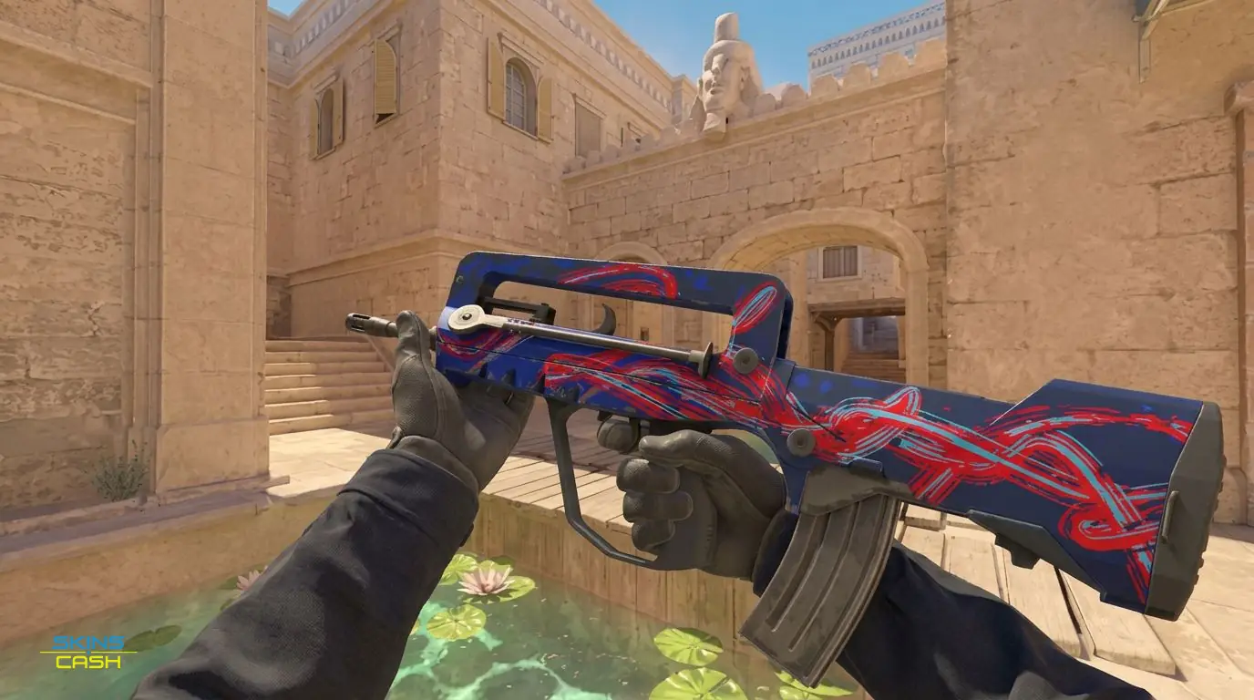 FAMAS | Afterimage — In-game inspect