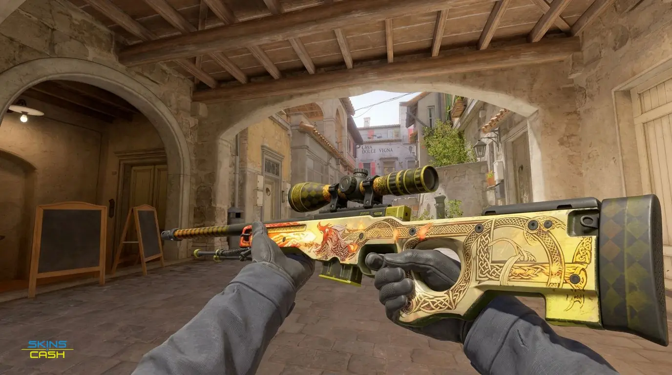 AWP | Dragon Lore — In-game inspect