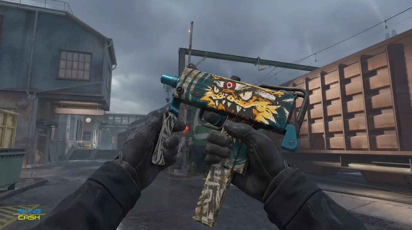 MAC-10 | Cat Fight — In-game inspect