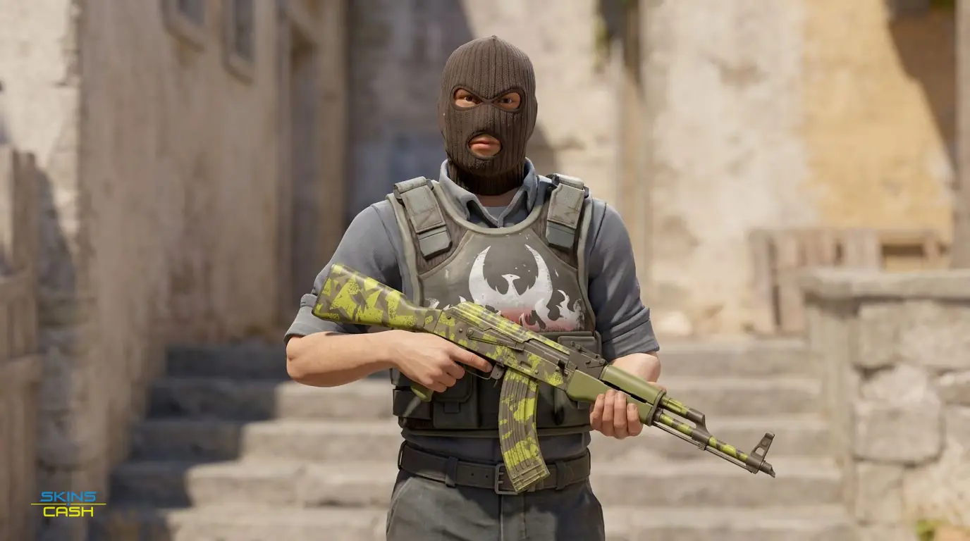 AK-47 | Olive Polycam — In the field