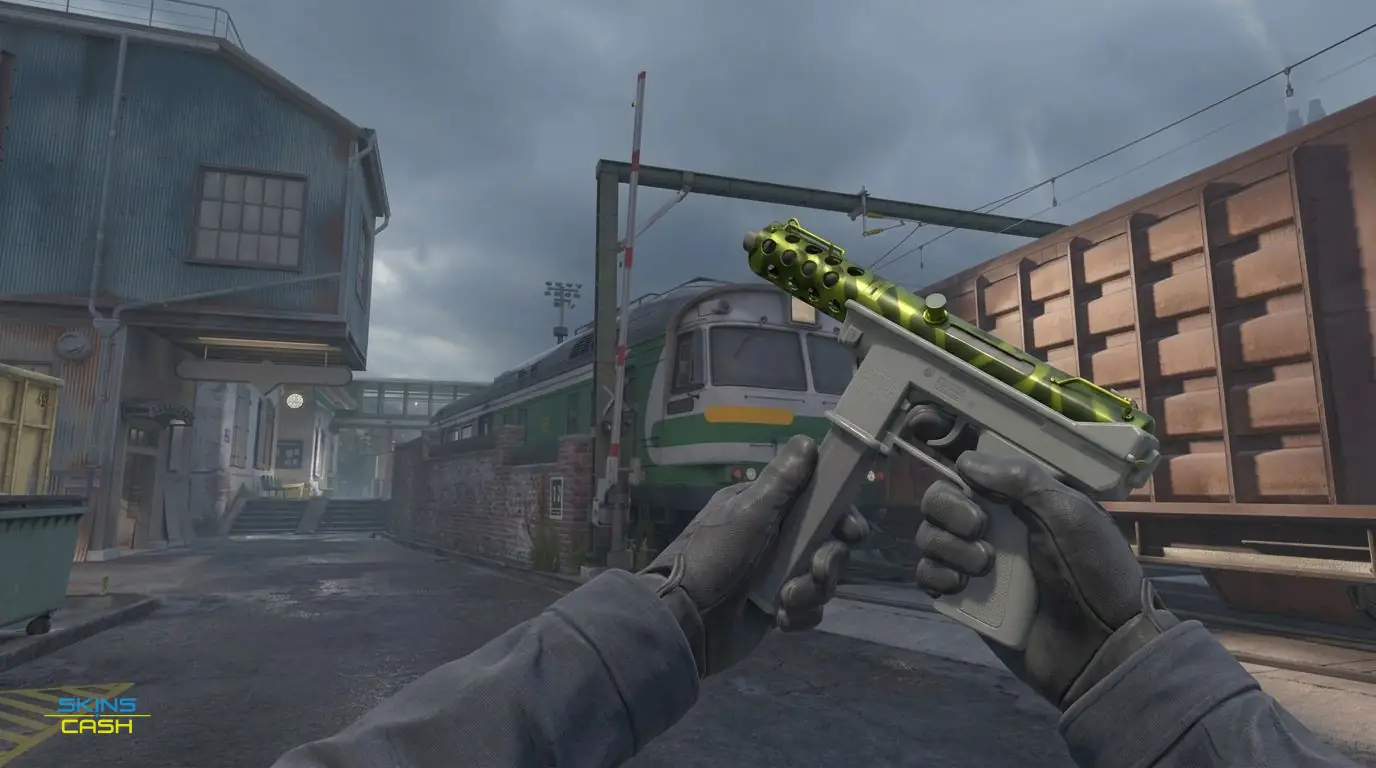 Tec-9 | Ossified — In-game inspect