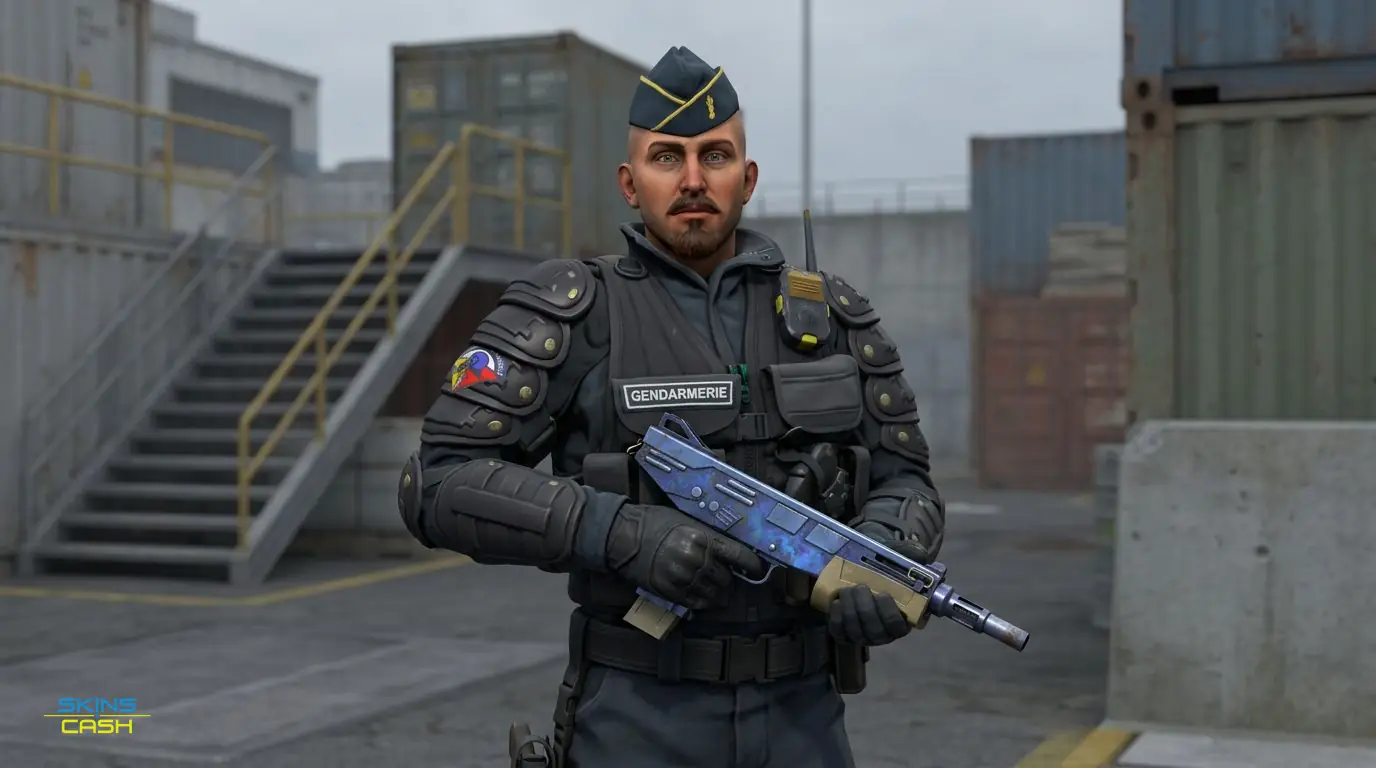 MAG-7 | Navy Sheen — In the field