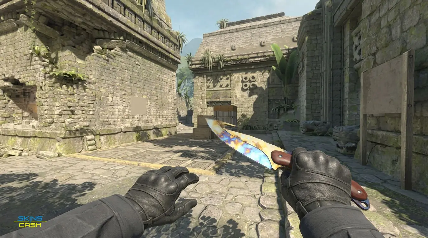 ★ Gut Knife | Case Hardened — In-game inspect