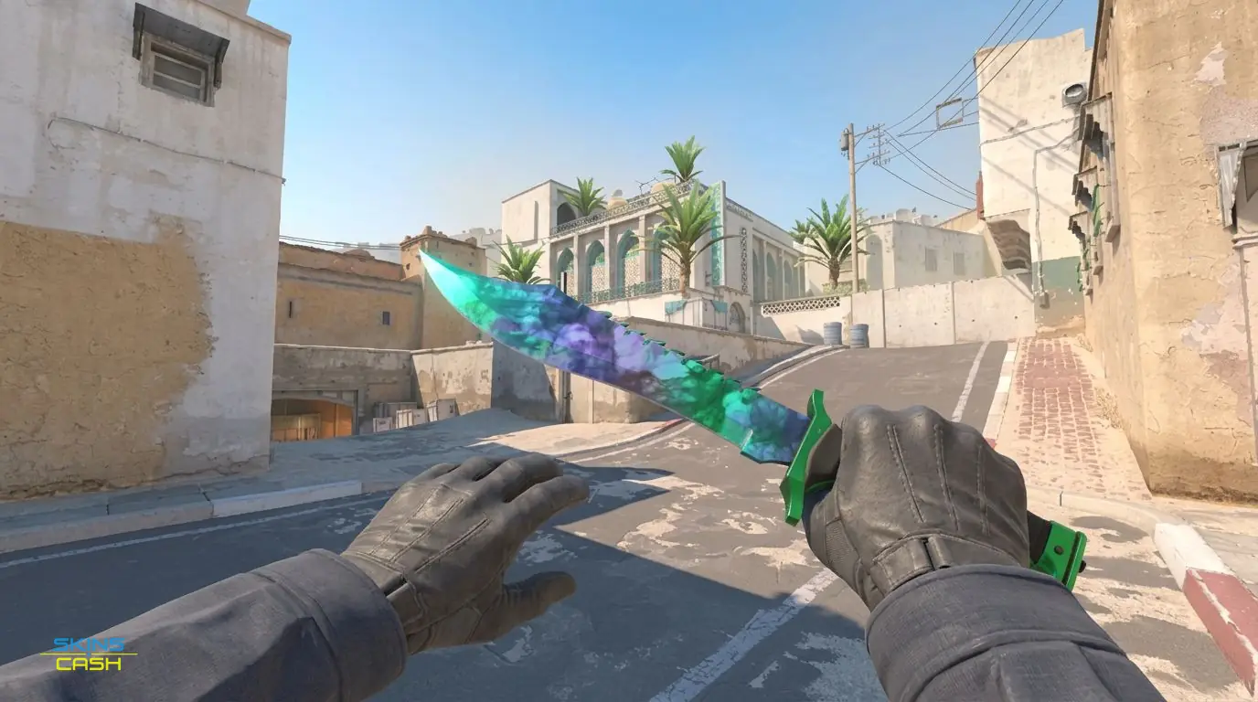 ★ Bowie Knife | Gamma Doppler Phase 1 — In-game inspect