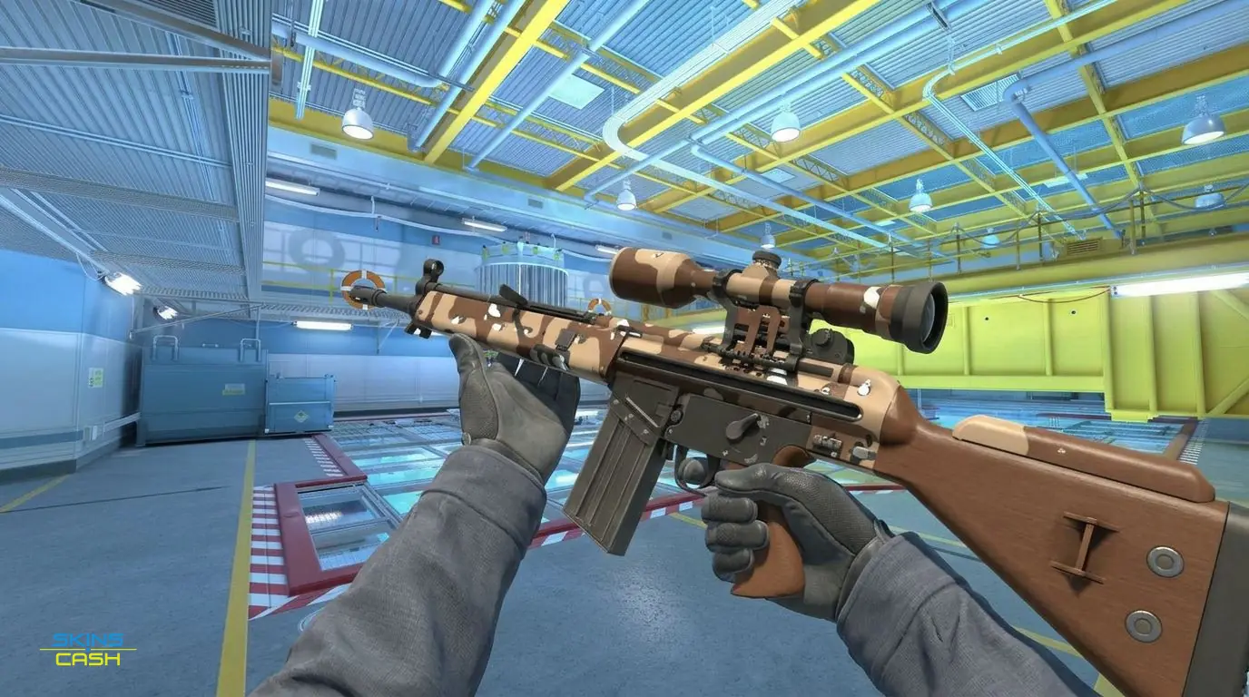 G3SG1 | Desert Storm — In-game inspect