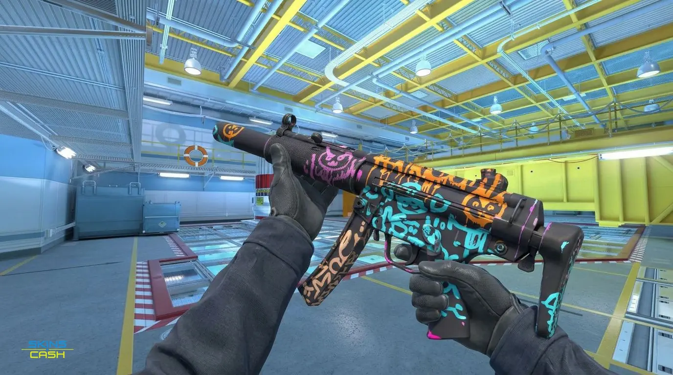 MP5-SD | Neon Squeezer — In-game inspect