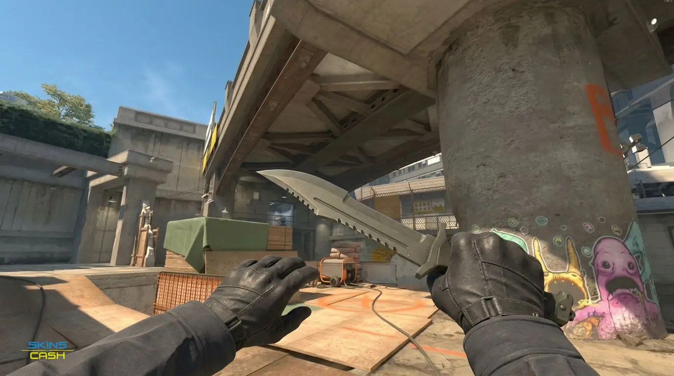 ★ Bowie Knife | Safari Mesh — In-game inspect