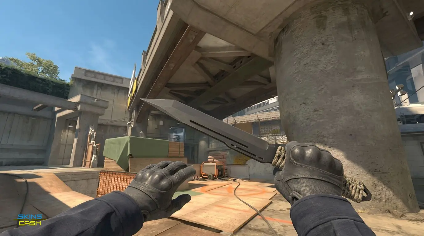 ★ Paracord Knife | Blue Steel — In-game inspect