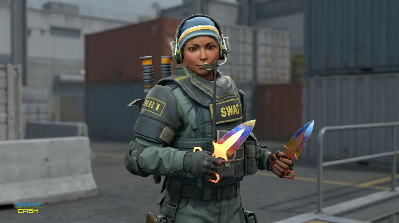 ★ Shadow Daggers | Marble Fade — In the field