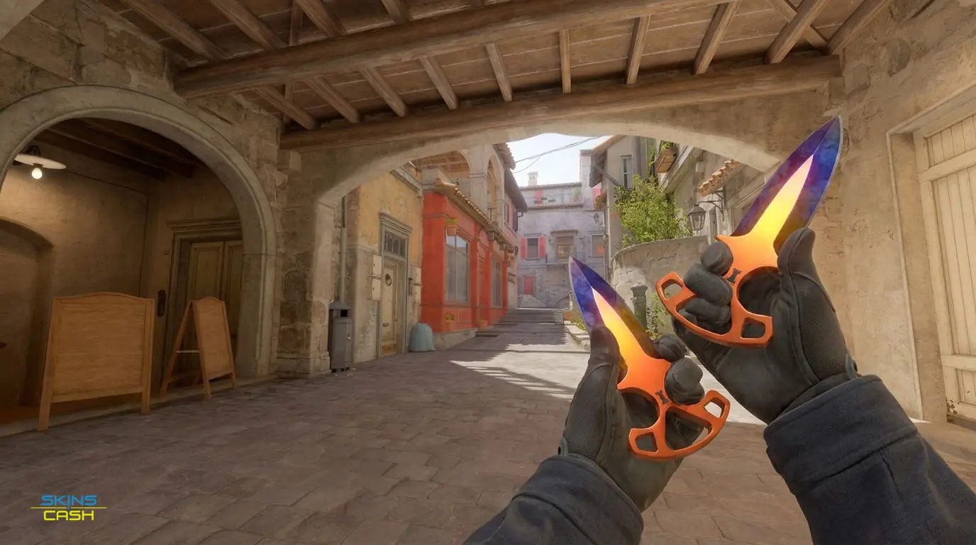 ★ Shadow Daggers | Marble Fade — In-game inspect