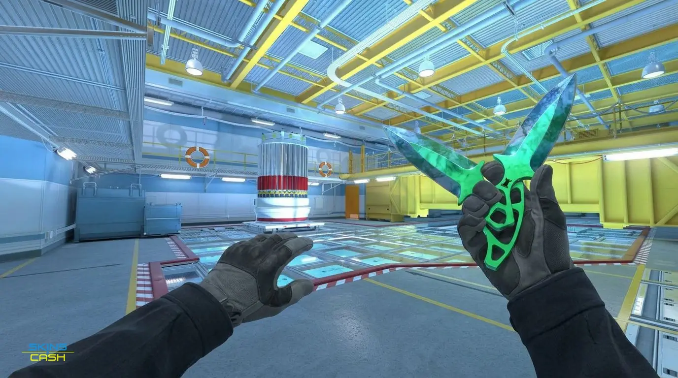 ★ Shadow Daggers | Gamma Doppler Phase 1 — In-game inspect