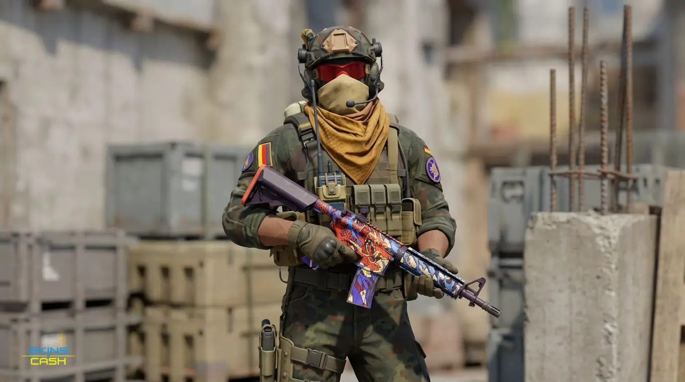 M4A4 | 龍王 (Dragon King) — In the field