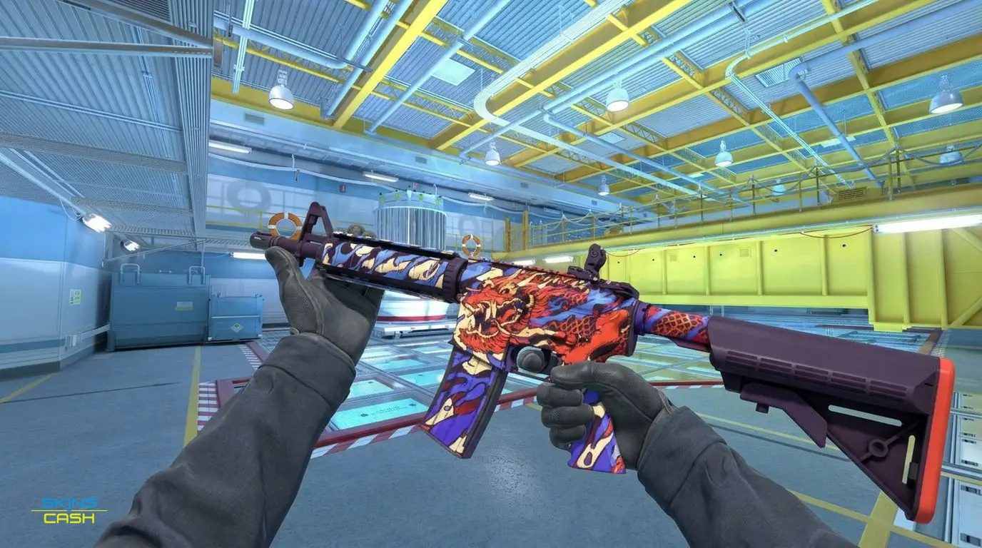 M4A4 | 龍王 (Dragon King) — In-game inspect