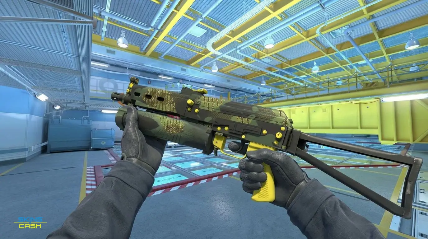 PP-Bizon | Jungle Slipstream — In-game inspect