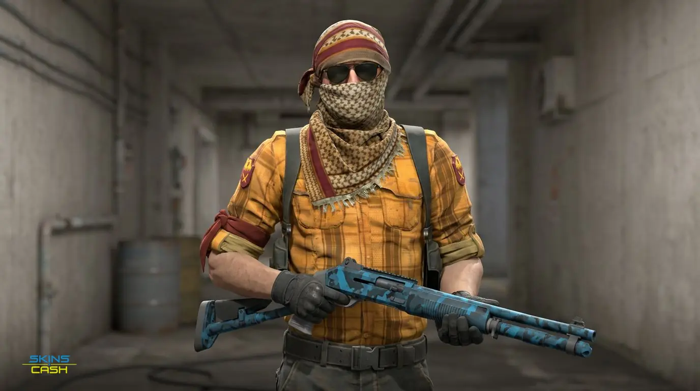 XM1014 | VariCamo Blue — In the field