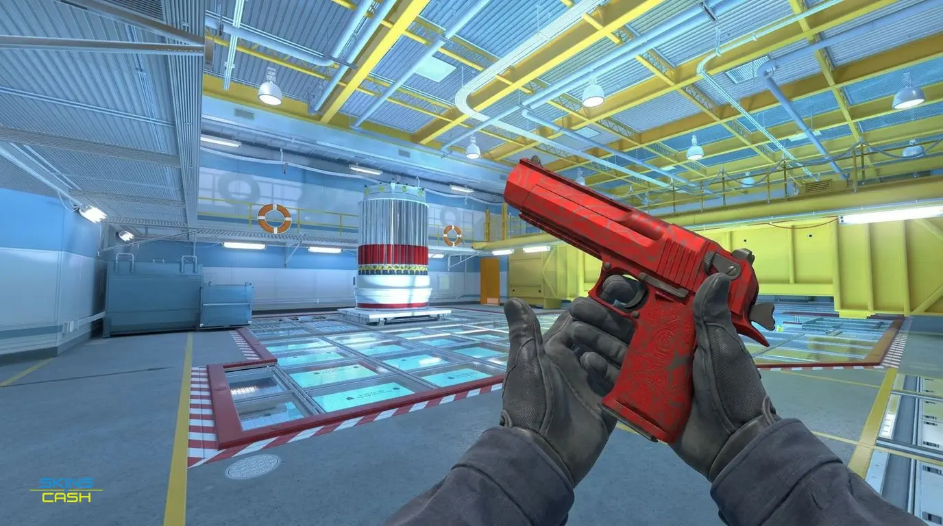 Desert Eagle | Crimson Web — In-game inspect