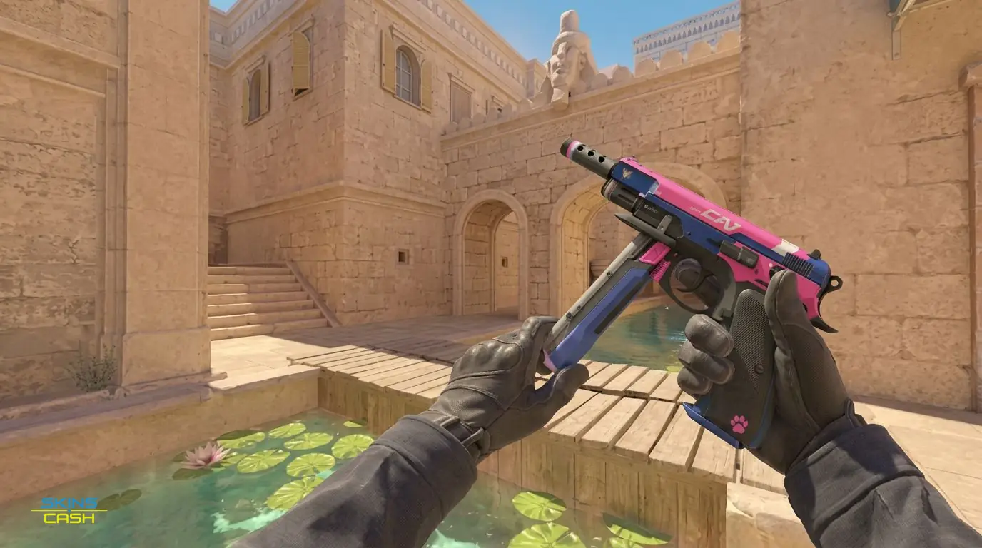 CZ75-Auto | Tacticat — In-game inspect