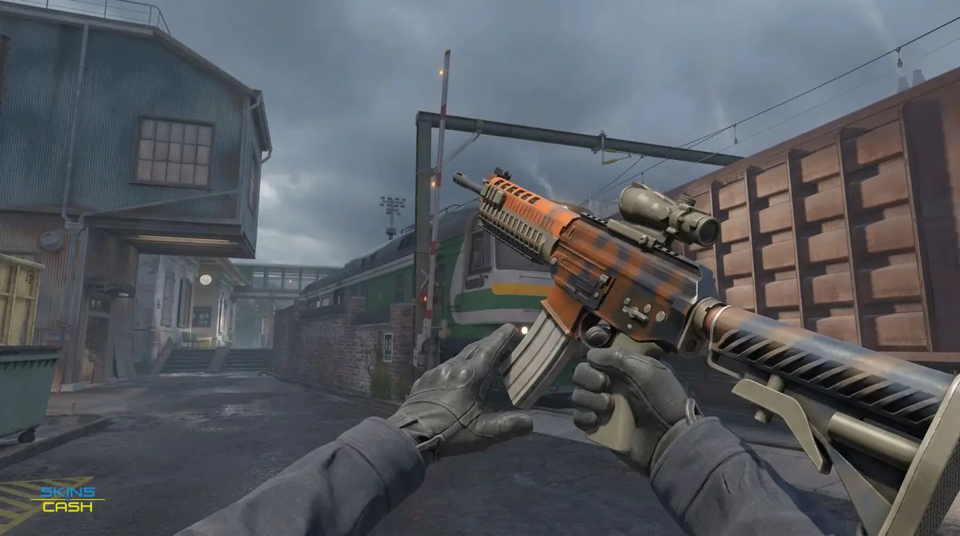 SG 553 | Danger Close — In-game inspect