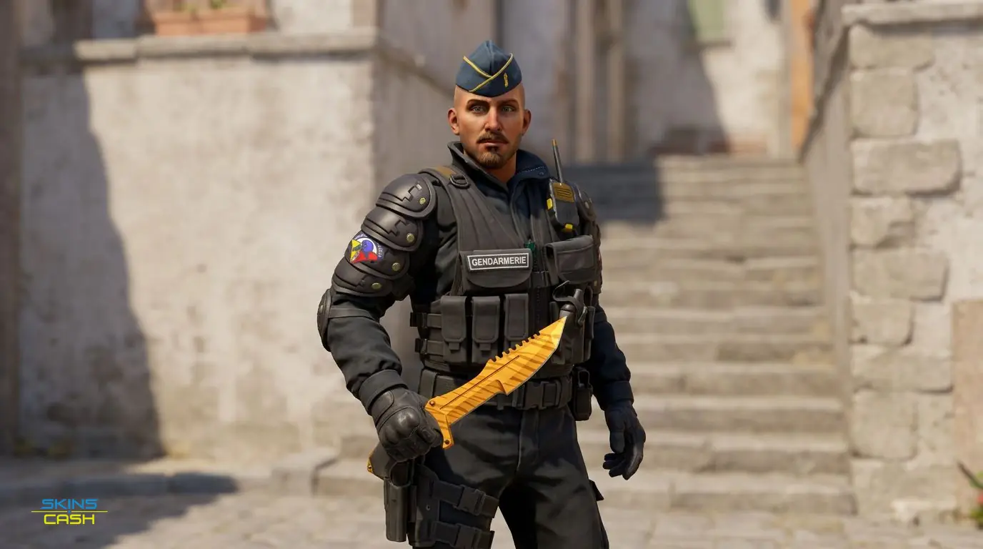 ★ Huntsman Knife | Tiger Tooth — In the field