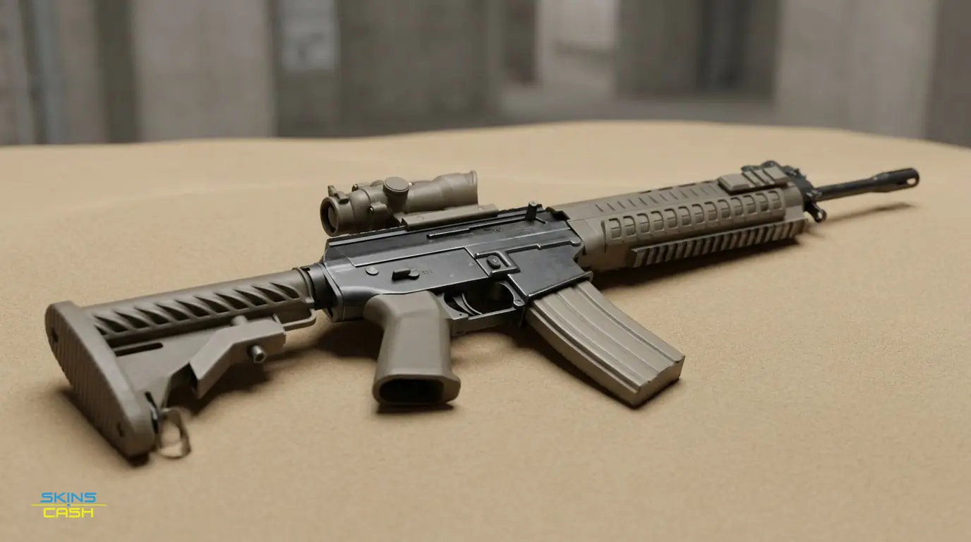 SG 553 | Damascus Steel — Product view