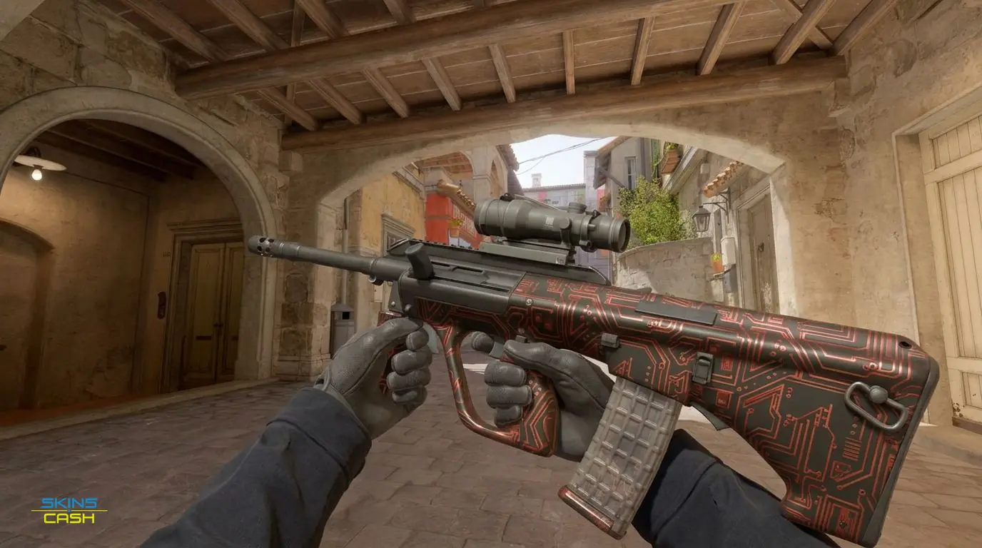 AUG | Random Access — In-game inspect