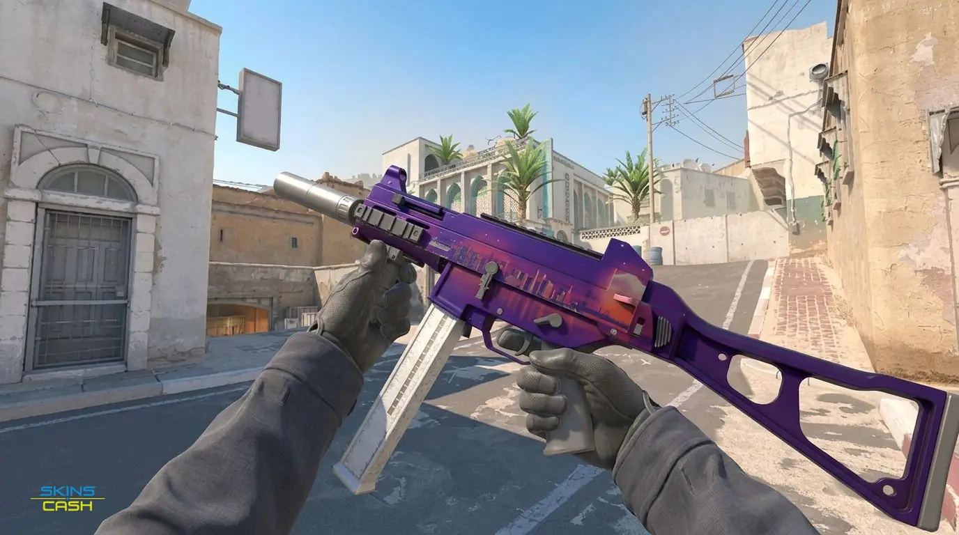 UMP-45 | Moonrise — In-game inspect