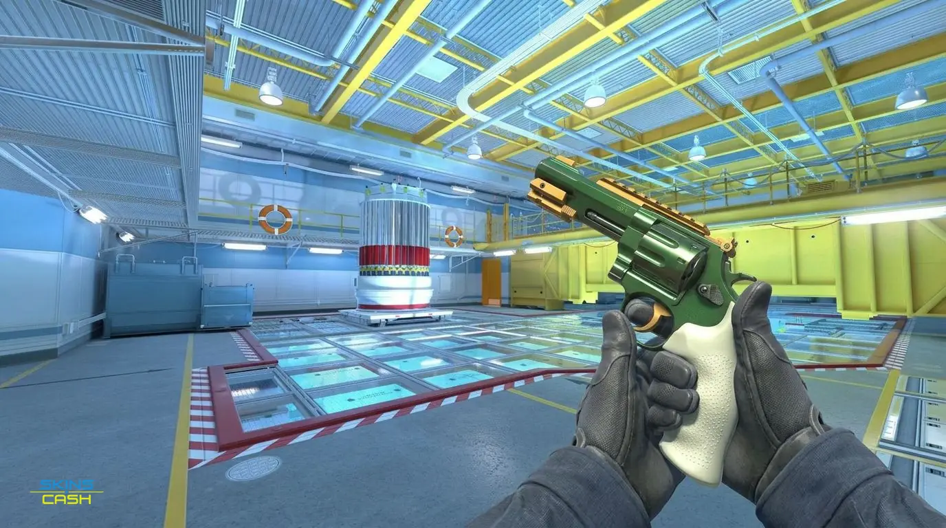 R8 Revolver | Leafhopper — In-game inspect