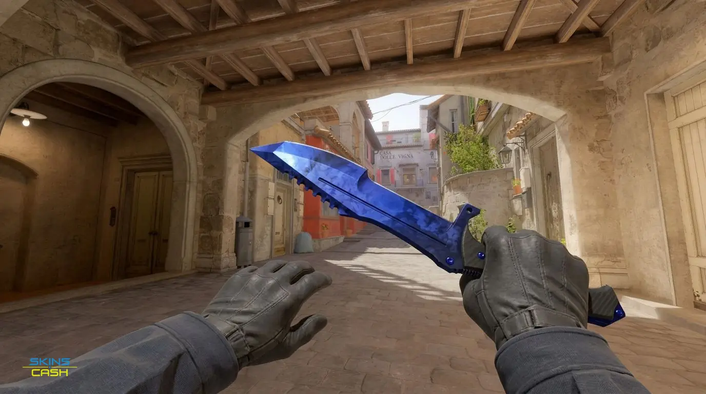 ★ Huntsman Knife | Doppler Phase 4 — In-game inspect