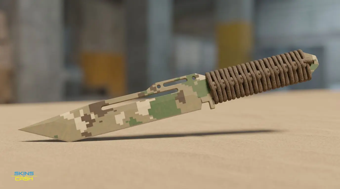 ★ Paracord Knife | Forest DDPAT — Product view