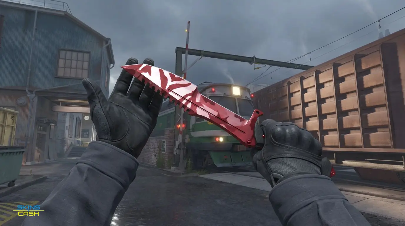 ★ Huntsman Knife | Slaughter — In-game inspect