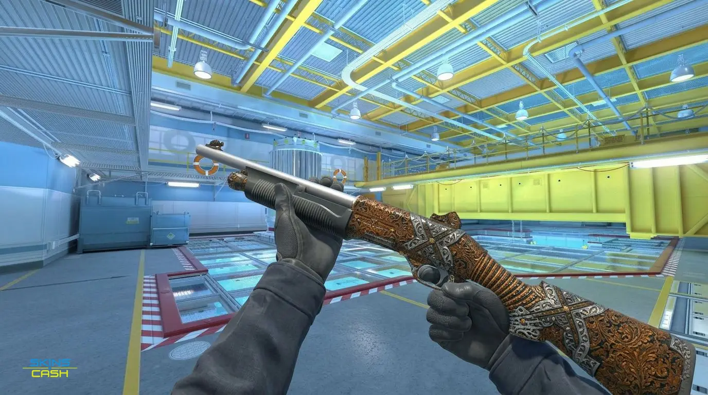 Nova | Baroque Orange — In-game inspect