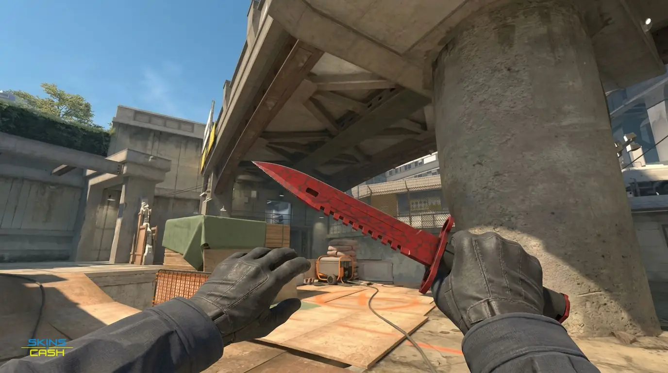 ★ M9 Bayonet | Crimson Web — In-game inspect