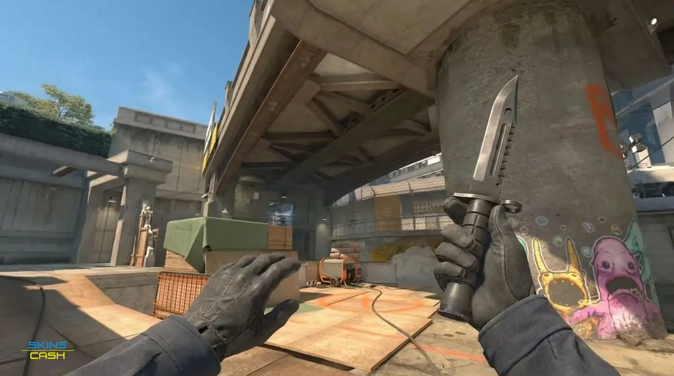 ★ Bayonet | Scorched — In-game inspect